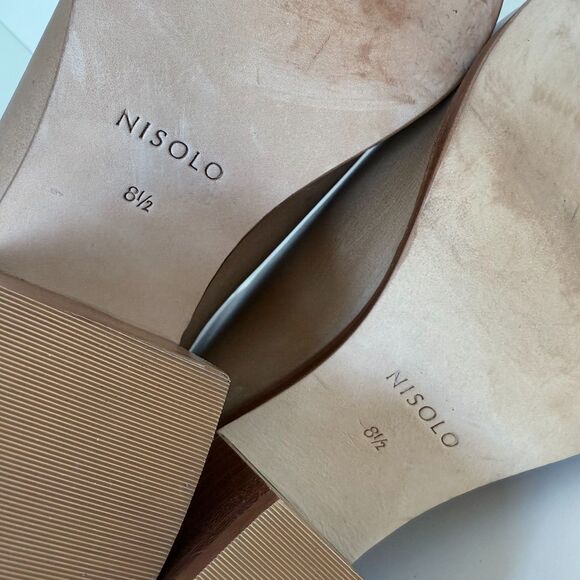 NWOB Nisolo Women's Dari Heeled Ankle Bootie in Almond Tan Leather Size 8.5 - Picture 14 of 15